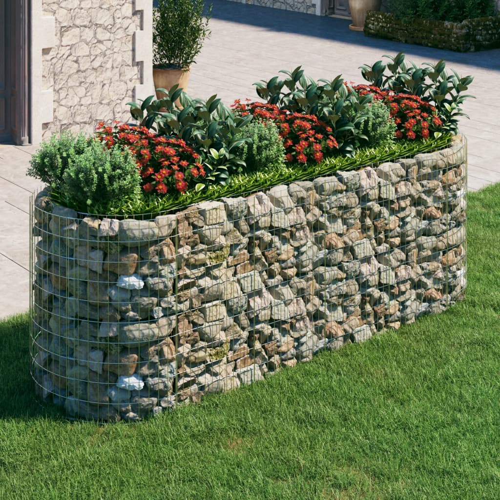 Planteringsgabion Galvaniserat Järn