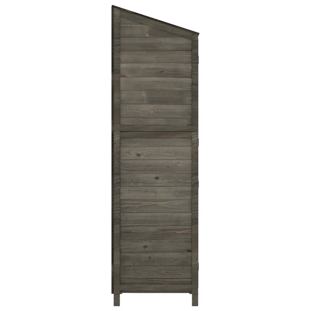 Trädgårdsbod 102X52X174,5 Cm Massivt Granträ