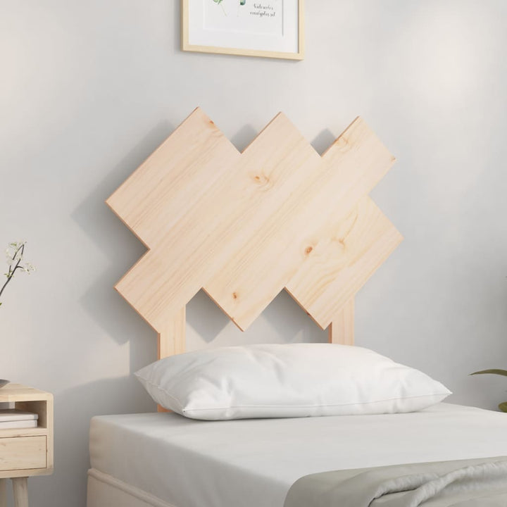 Sänggavel 159,5X3X80,5 Cm Massiv Furu