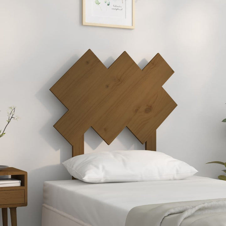 Sänggavel 159,5X3X80,5 Cm Massiv Furu