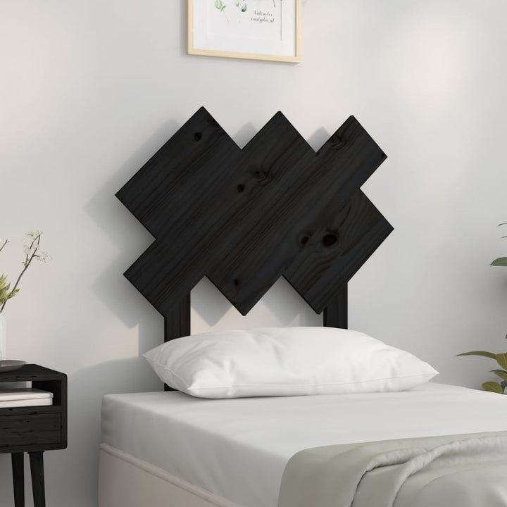 Sänggavel 159,5X3X80,5 Cm Massiv Furu