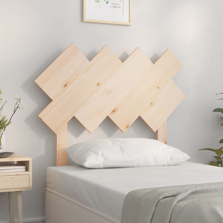 Sänggavel 159,5X3X80,5 Cm Massiv Furu