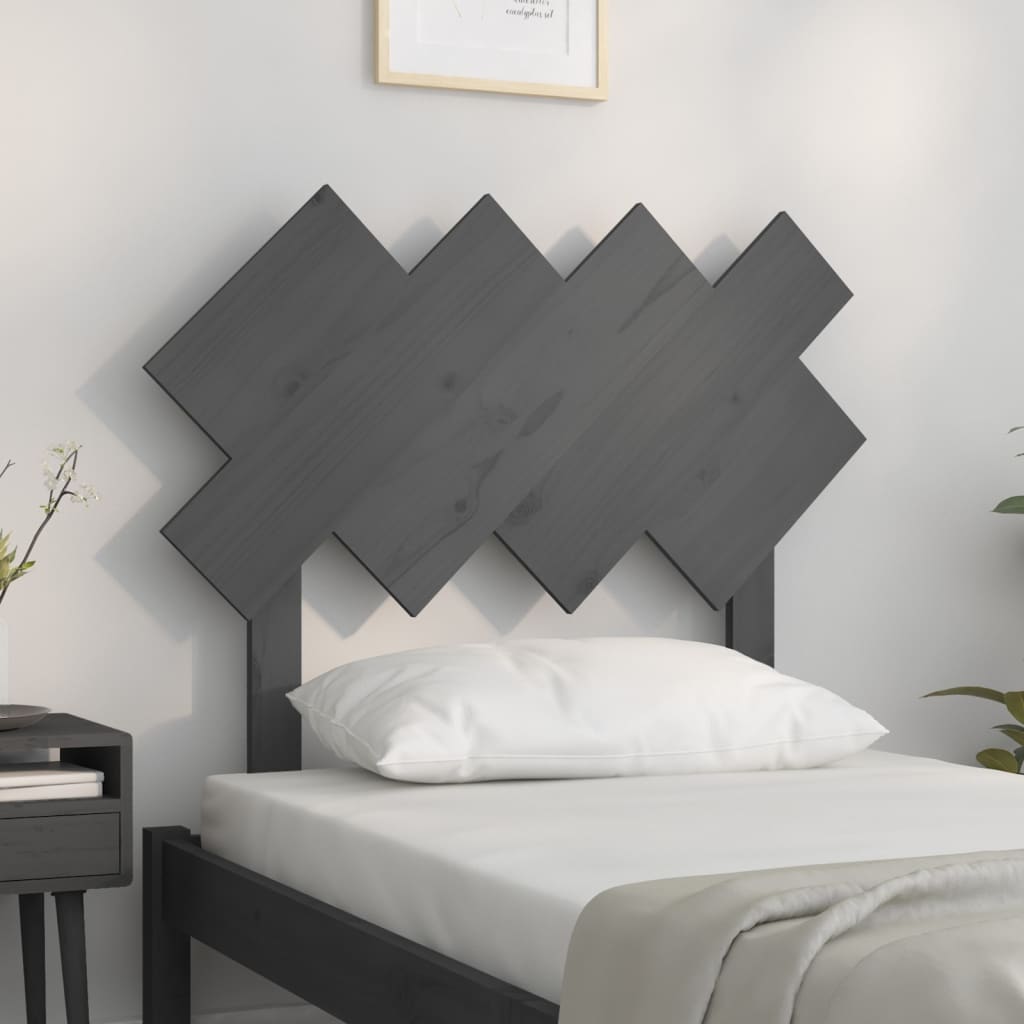 Sänggavel 92X3X81 Cm Massiv Furu