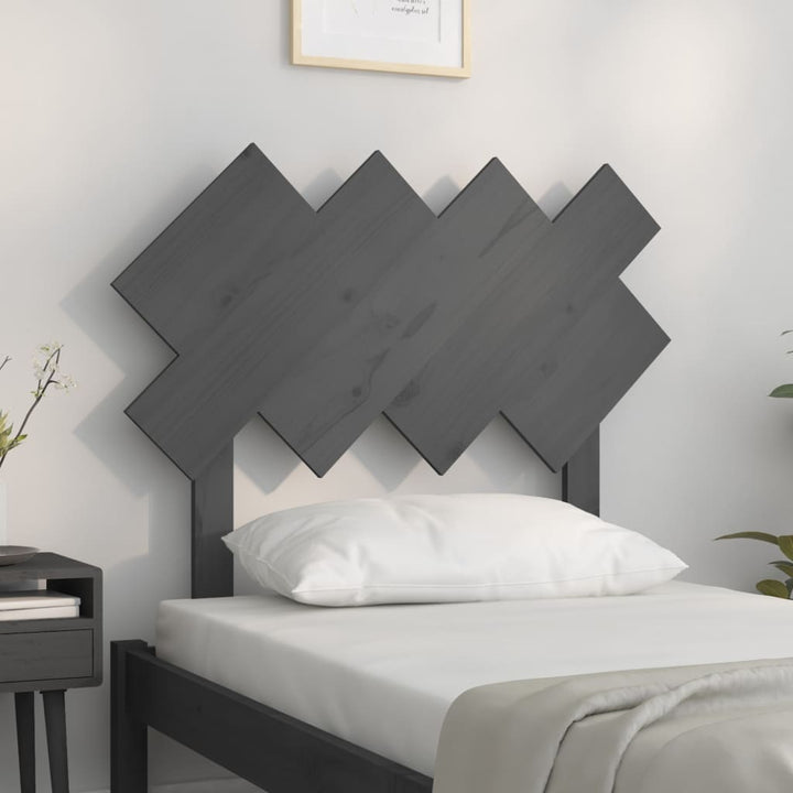 Sänggavel 92X3X81 Cm Massiv Furu