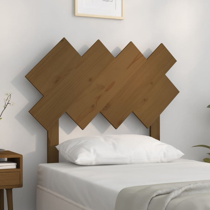 Sänggavel 159,5X3X80,5 Cm Massiv Furu
