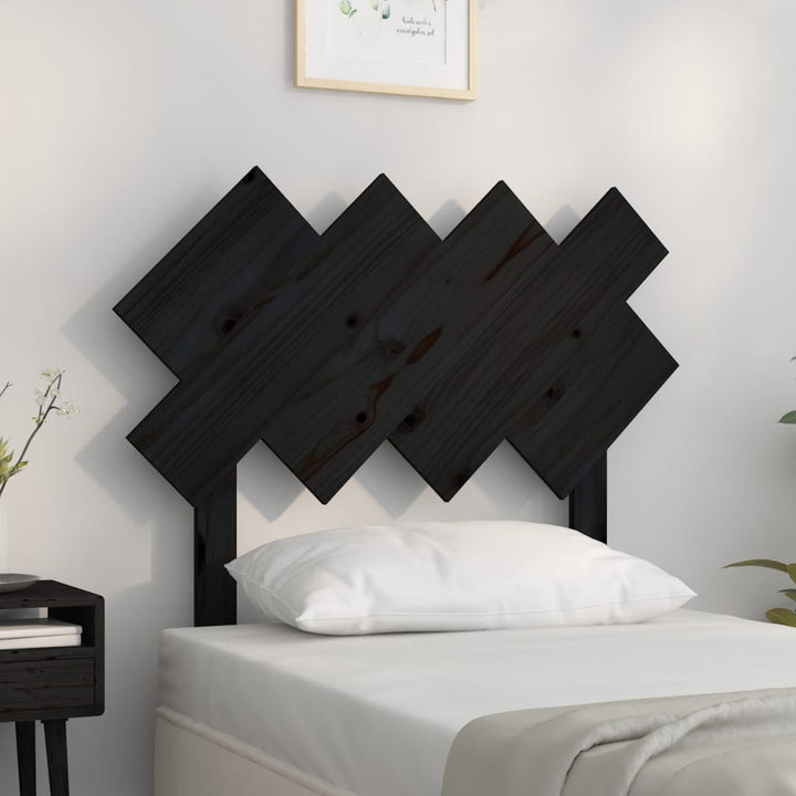 Sänggavel 159,5X3X80,5 Cm Massiv Furu