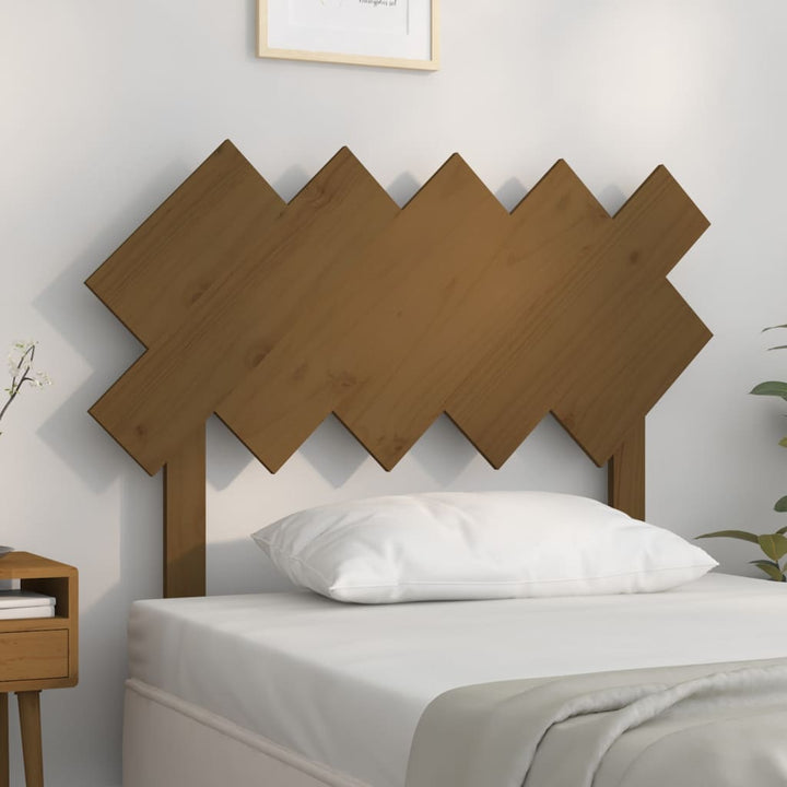 Sänggavel 159,5X3X80,5 Cm Massiv Furu