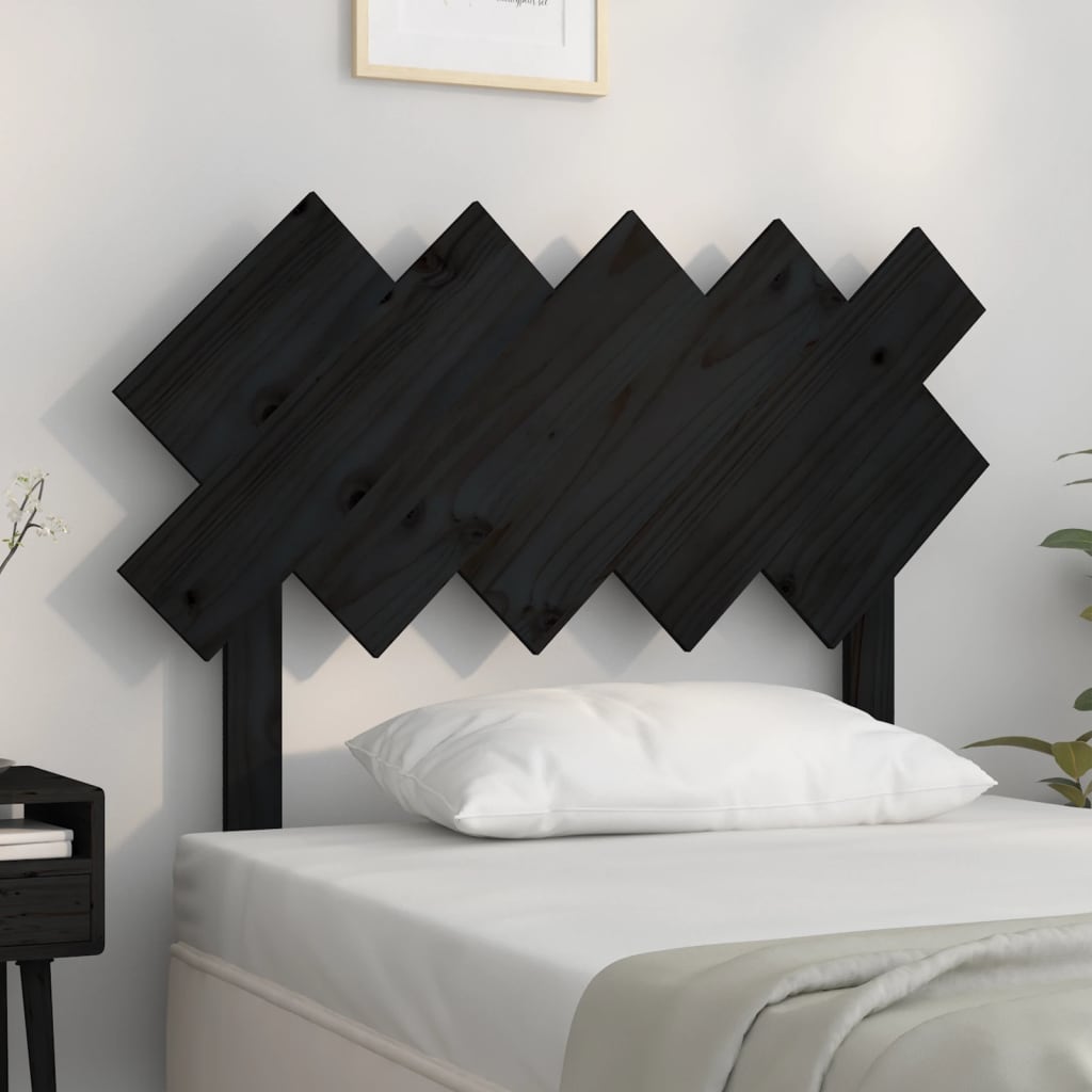 Sänggavel 92X3X81 Cm Massiv Furu