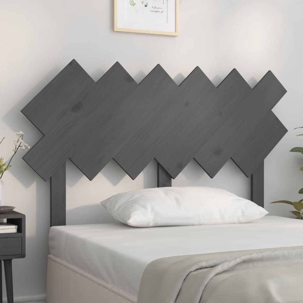 Sänggavel 92X3X81 Cm Massiv Furu