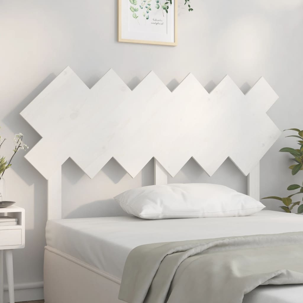 Sänggavel 92X3X81 Cm Massiv Furu