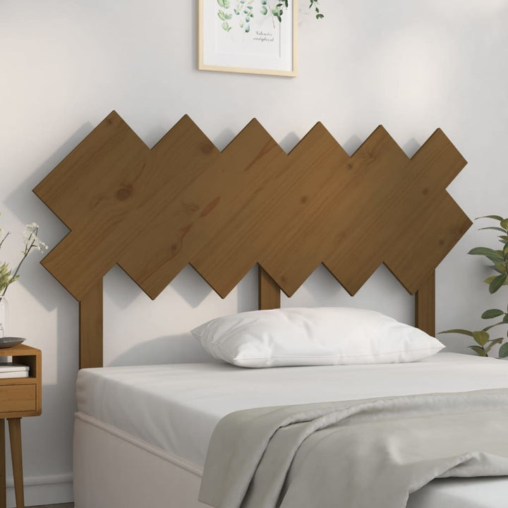 Sänggavel 159,5X3X80,5 Cm Massiv Furu