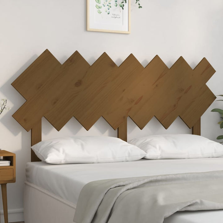 Sänggavel 159,5X3X80,5 Cm Massiv Furu