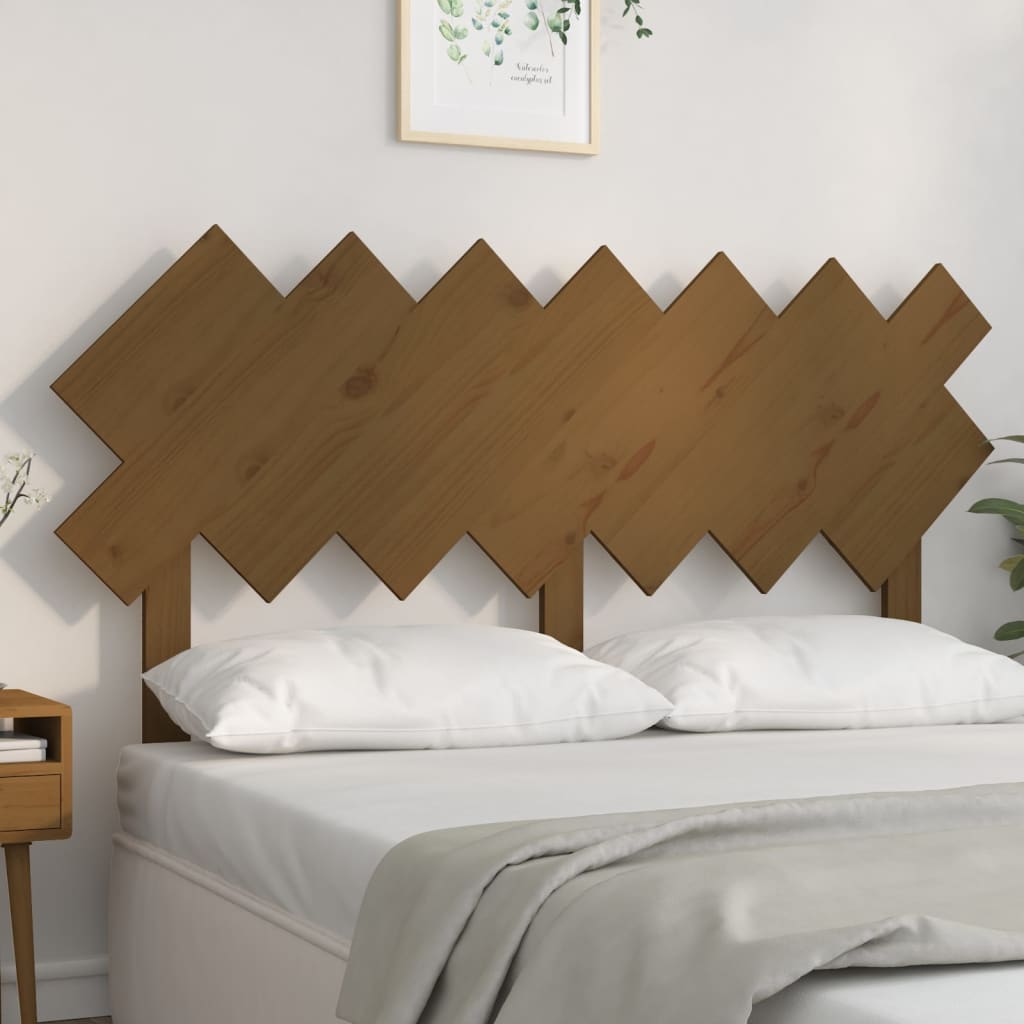Sänggavel 92X3X81 Cm Massiv Furu
