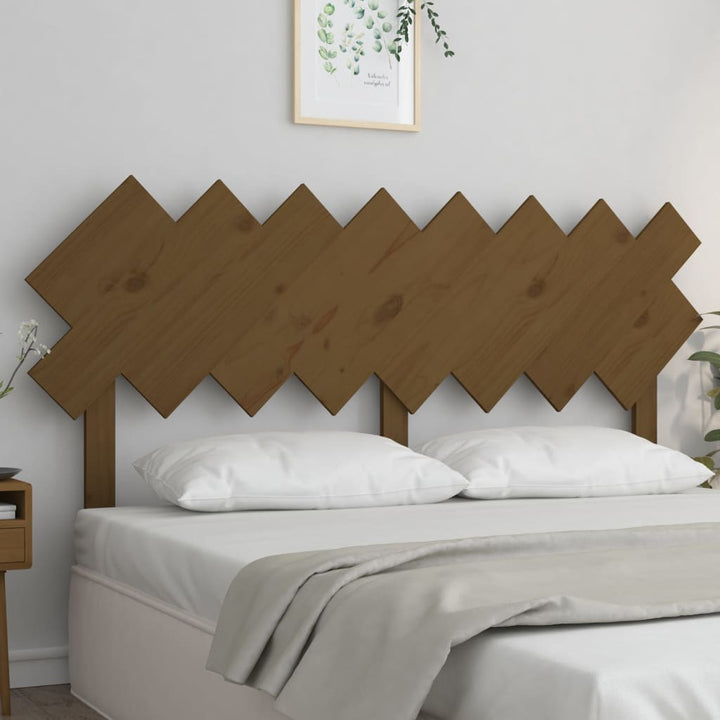 Sänggavel 159,5X3X80,5 Cm Massiv Furu