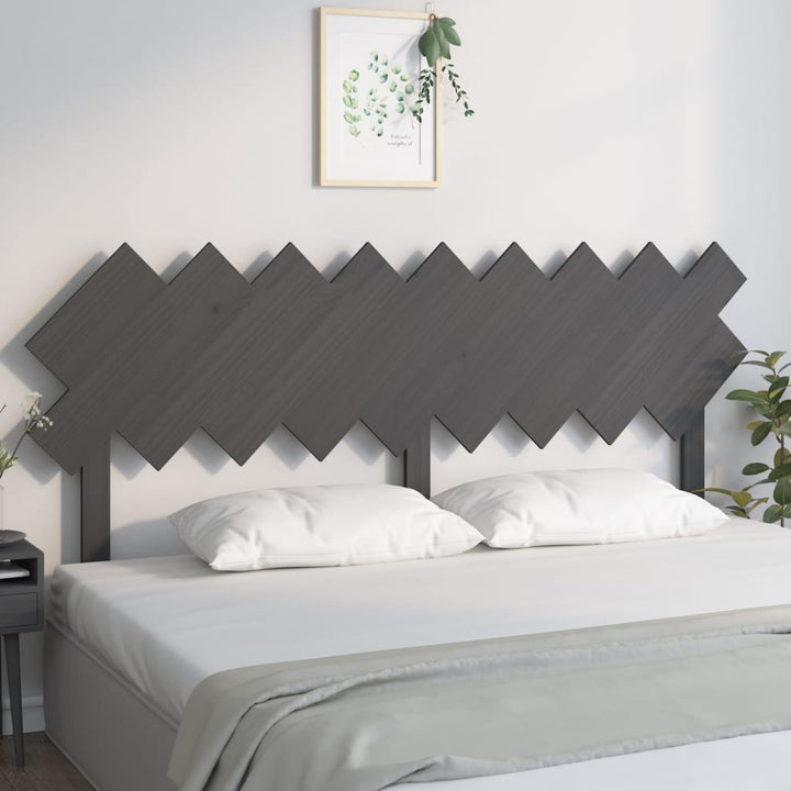Sänggavel 159,5X3X80,5 Cm Massiv Furu