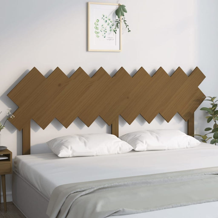 Sänggavel 159,5X3X80,5 Cm Massiv Furu