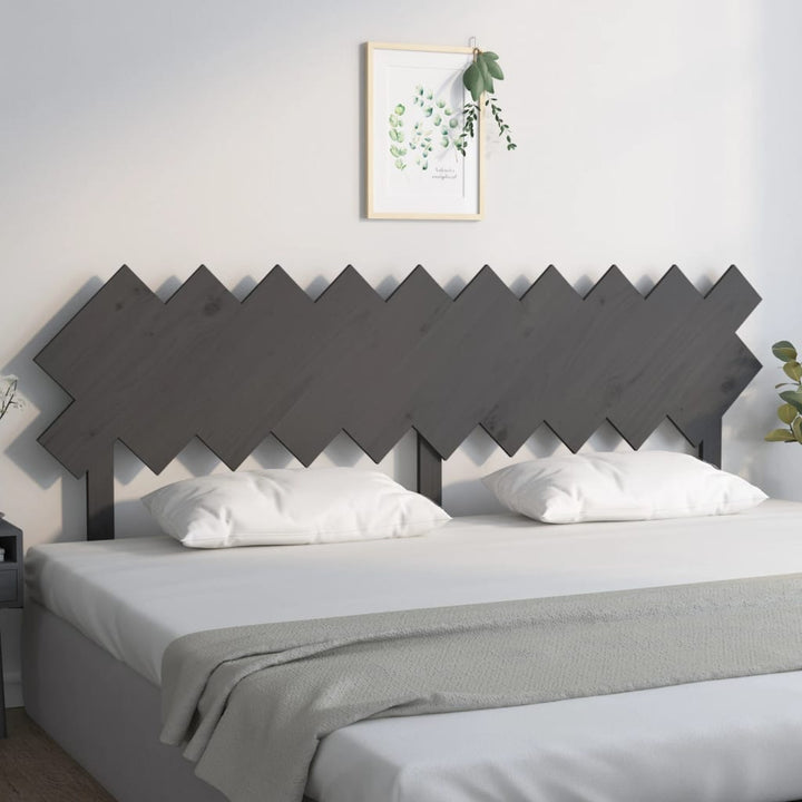 Sänggavel 159,5X3X80,5 Cm Massiv Furu