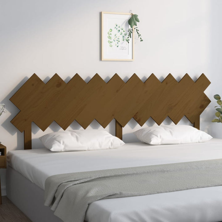 Sänggavel 159,5X3X80,5 Cm Massiv Furu