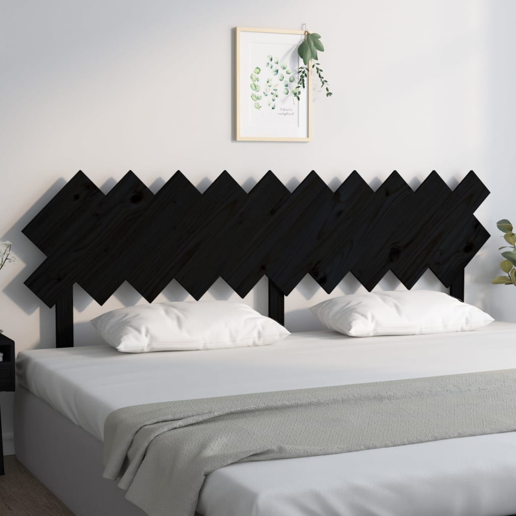 Sänggavel 92X3X81 Cm Massiv Furu