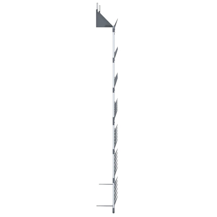 Hängande Skoställ Silver 66X13X139 Cm