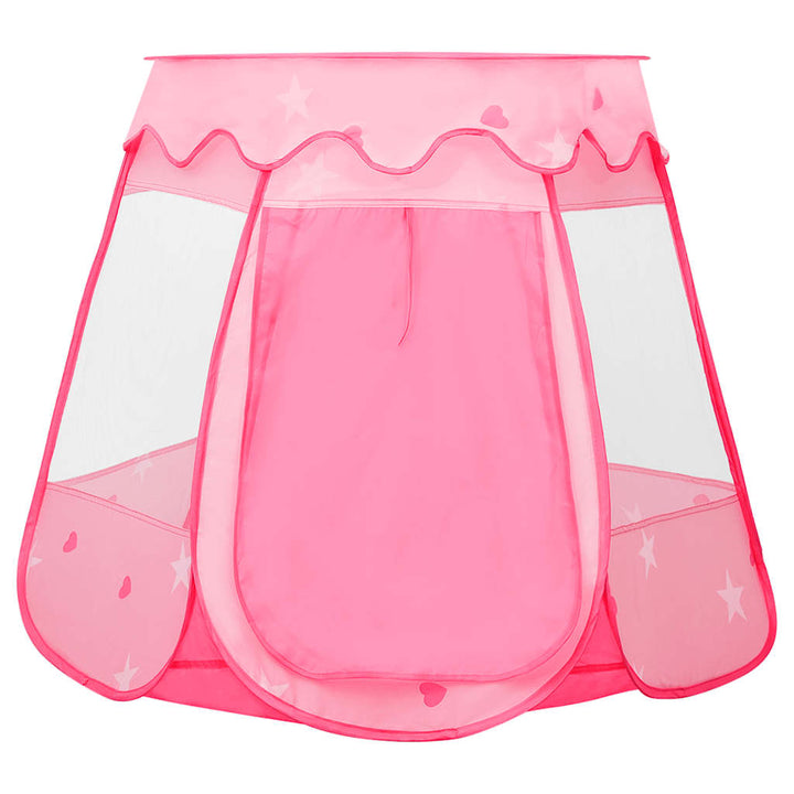 Lektält Med 250 Bollar Rosa 102X102X82 Cm