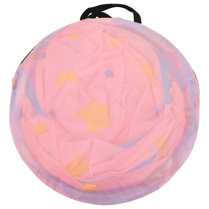 Lektält Med 250 Bollar Rosa 301X120X128 Cm