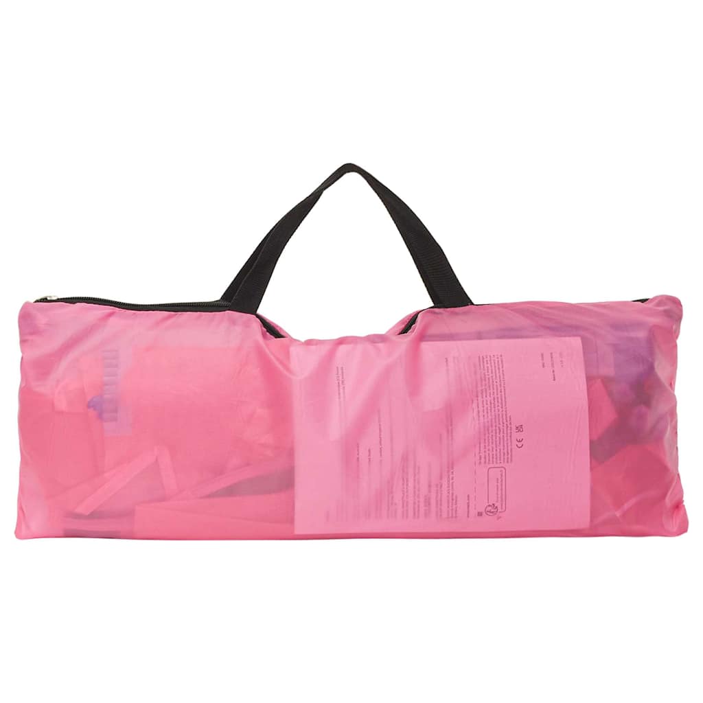 Lektält Med 250 Bollar Rosa 69X94X104 Cm