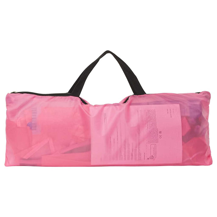 Lektält Med 250 Bollar Rosa 69X94X104 Cm