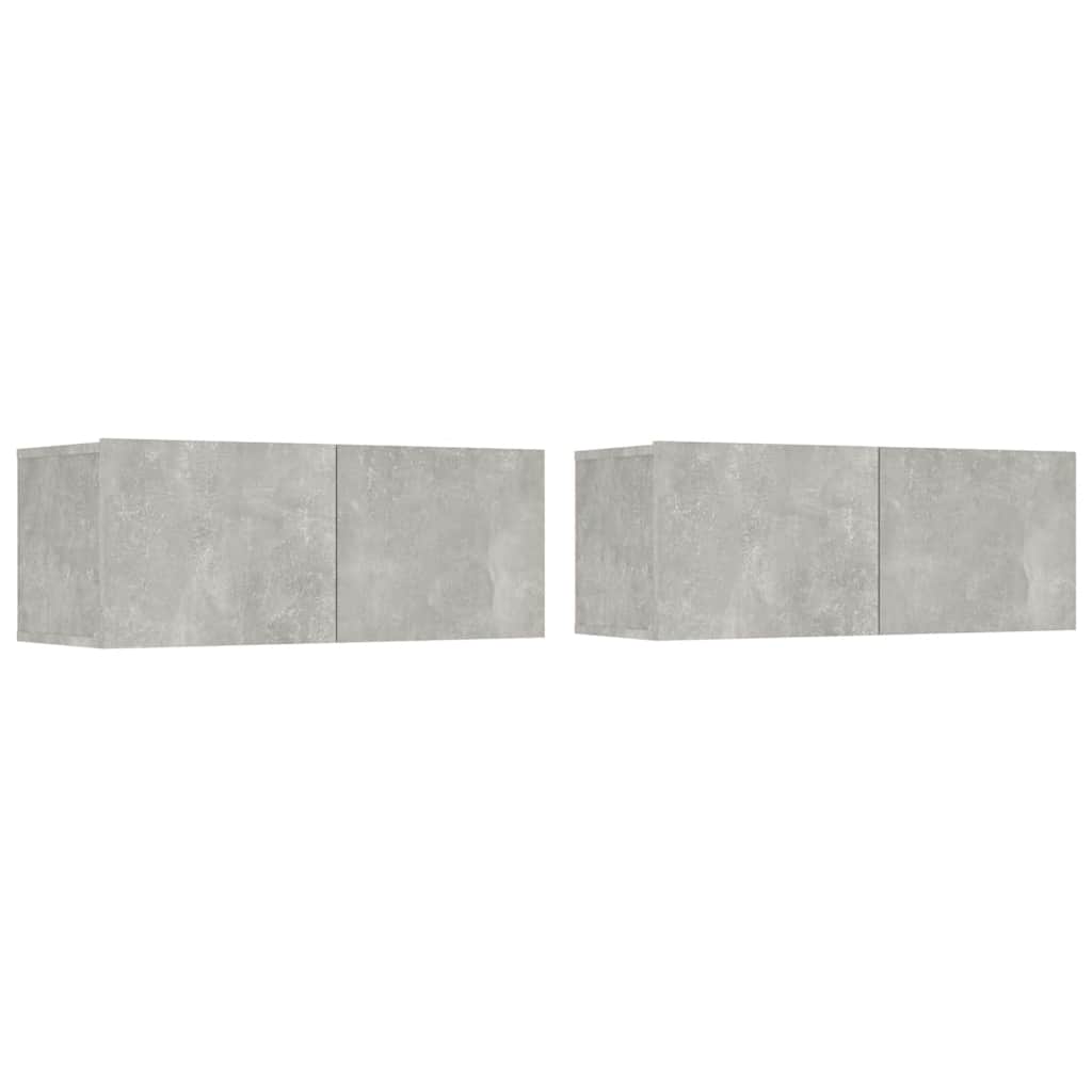 Tv-Skåp 2 St 80X30X30 Cm Konstruerat Trä