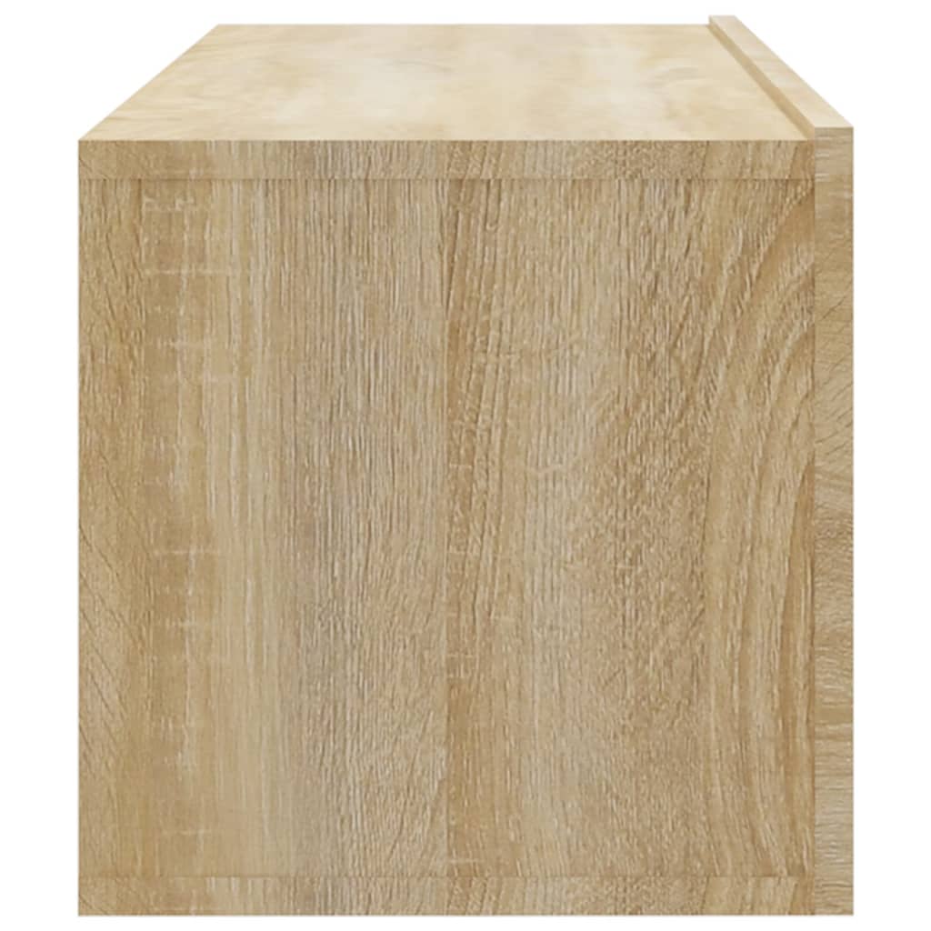 Väggmonterade Tv-Bänkar 2 St 100X30X30 Cm Konstruerat Trä