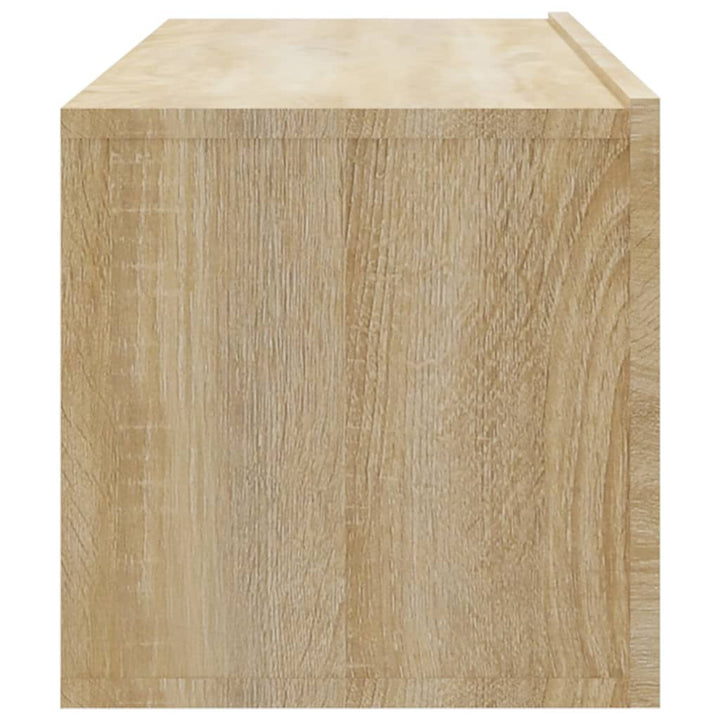 Väggmonterade Tv-Bänkar 2 St 100X30X30 Cm Konstruerat Trä