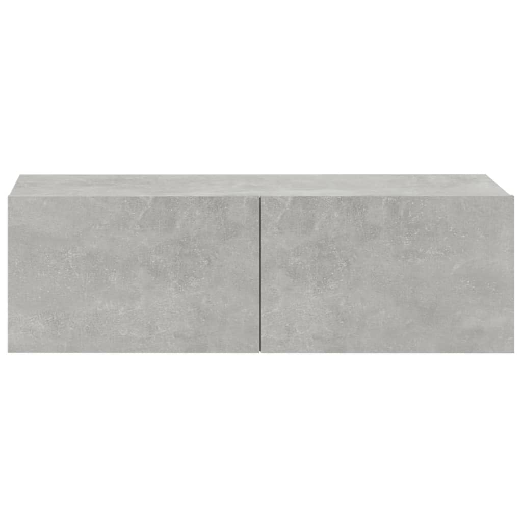 Väggmonterade Tv-Bänkar 2 St 100X30X30 Cm Konstruerat Trä
