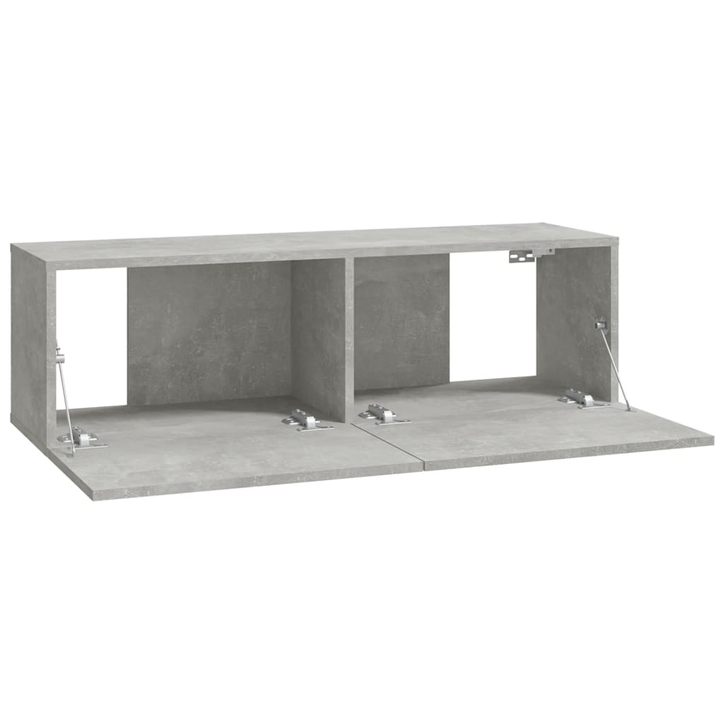 Väggmonterade Tv-Bänkar 2 St 100X30X30 Cm Konstruerat Trä