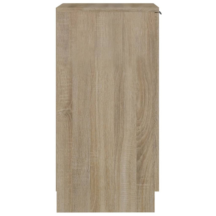 Skoskåp Sonoma-Ek 30X35X70 Cm Konstruerat Trä