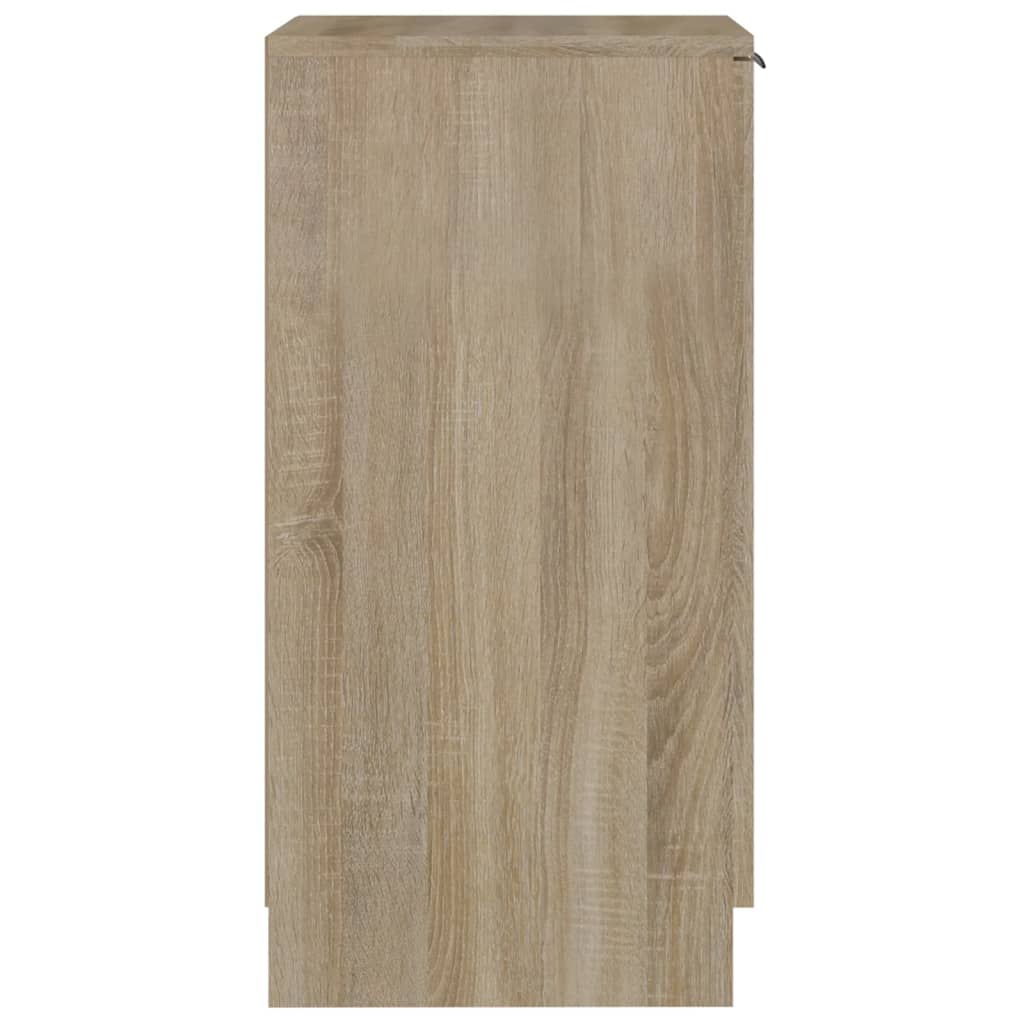 Skoskåp Sonoma-Ek 30X35X70 Cm Konstruerat Trä