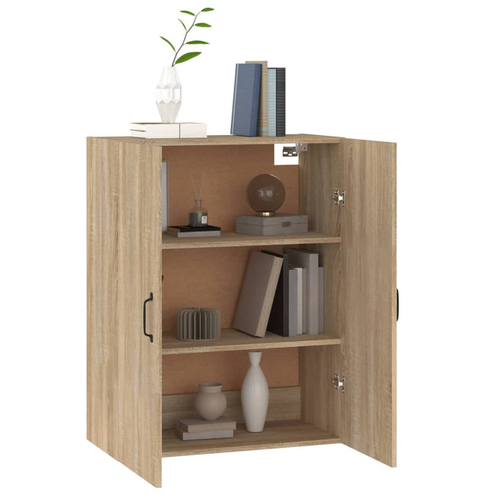 Väggskåp Sonoma-Ek 69,5X34X90 Cm Konstruerat Trä