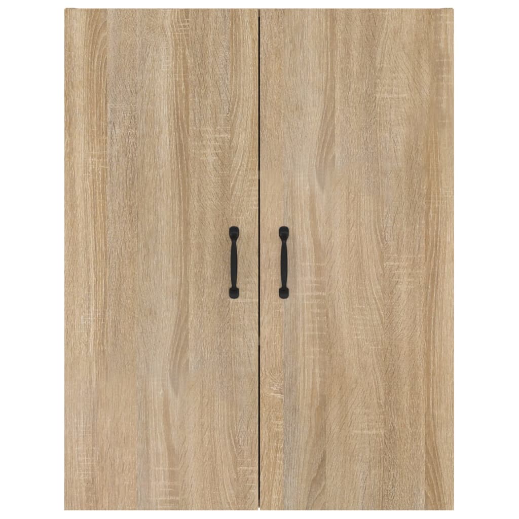 Väggskåp Sonoma-Ek 69,5X34X90 Cm Konstruerat Trä