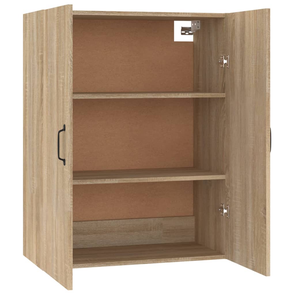 Väggskåp Sonoma-Ek 69,5X34X90 Cm Konstruerat Trä