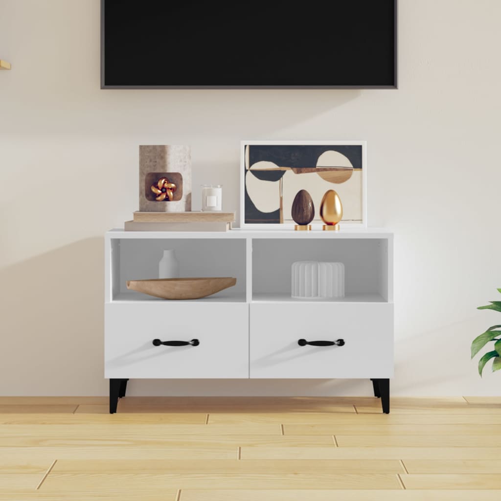 Tv-Bänk 80X36X50 Cm Konstruerat Trä