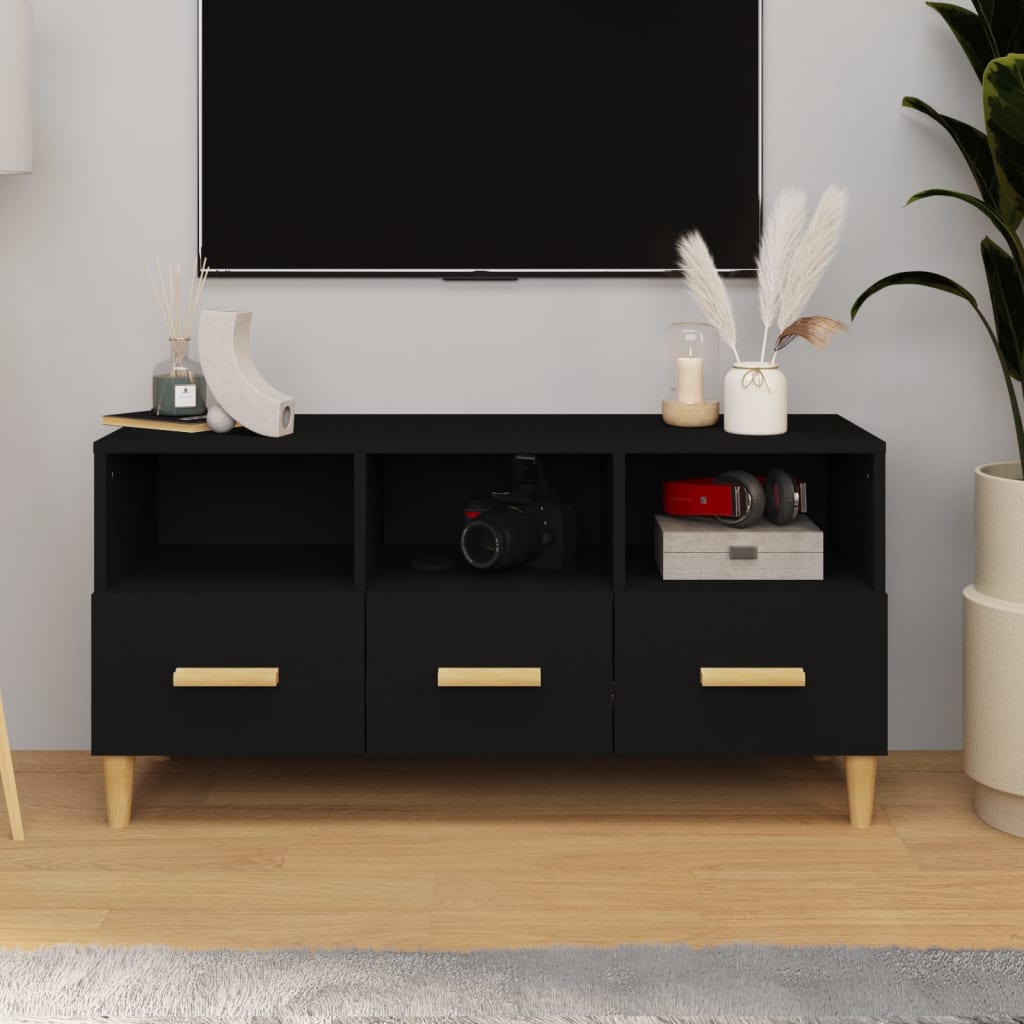 Tv-Bänk 102X36X50 Cm Konstruerat Trä