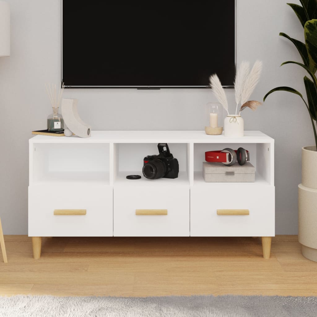 Tv-Bänk 102X36X50 Cm Konstruerat Trä