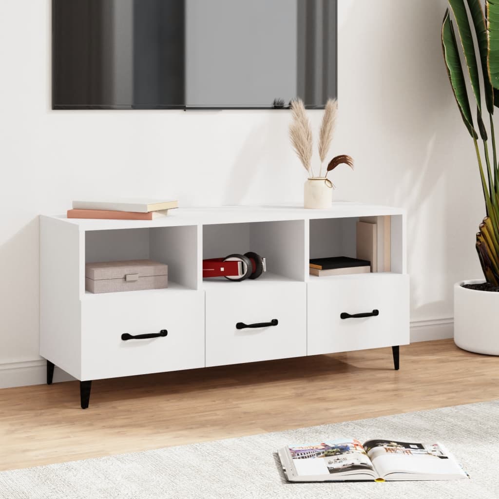 Tv-Bänk 102X35X50 Cm Konstruerat Trä