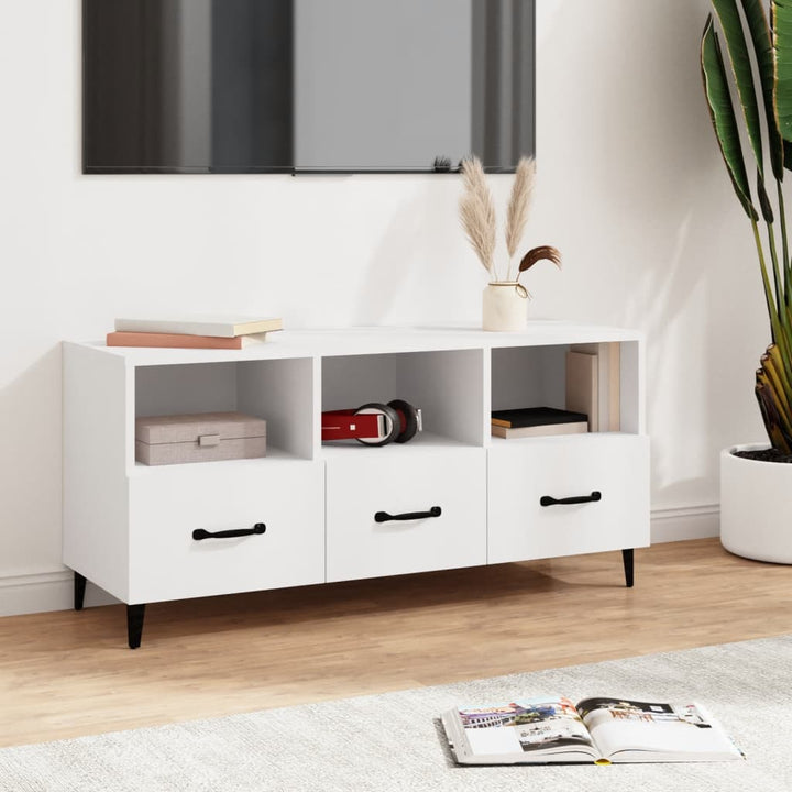 Tv-Bänk 102X35X50 Cm Konstruerat Trä