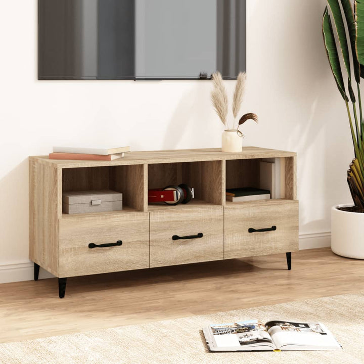 Tv-Bänk 102X35X50 Cm Konstruerat Trä