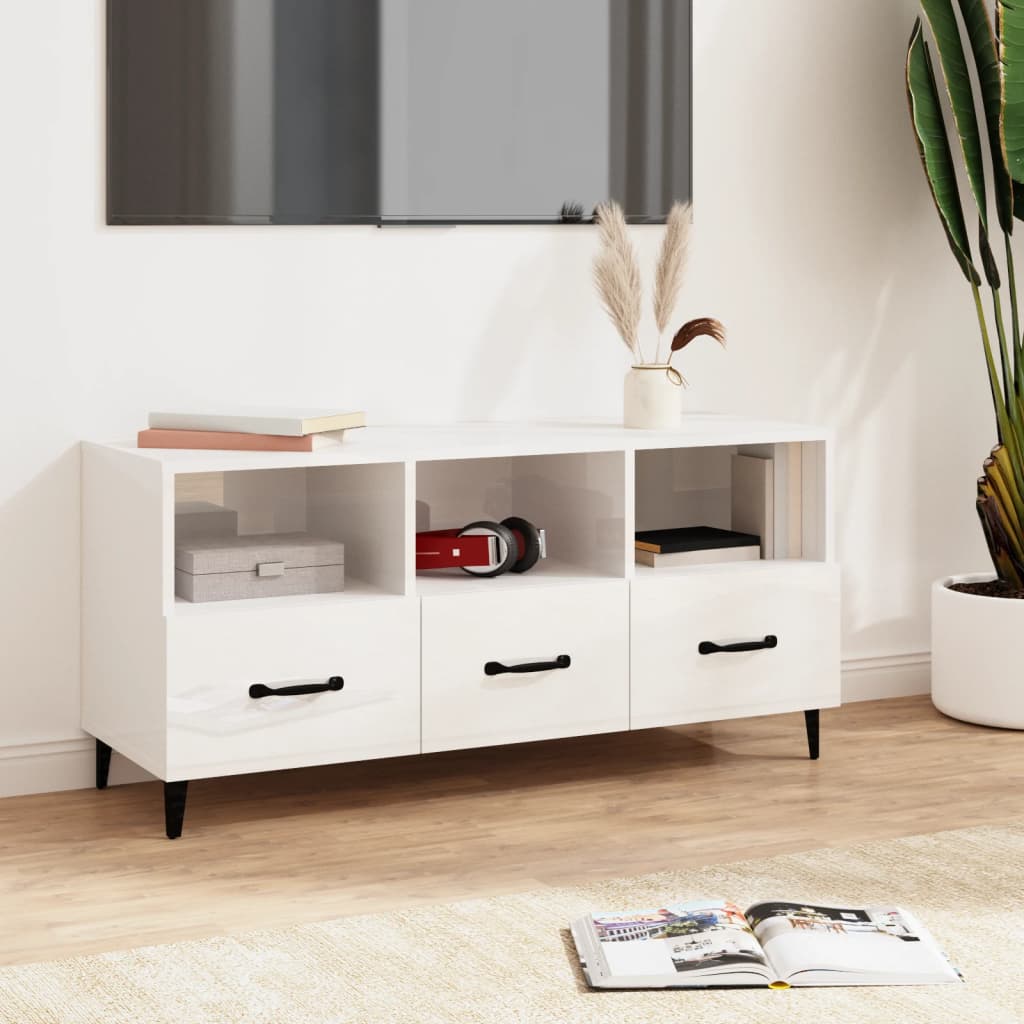 Tv-Bänk 102X35X50 Cm Konstruerat Trä