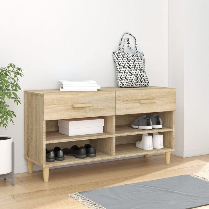 Skoskåp 102X35X55 Cm Konstruerat Trä