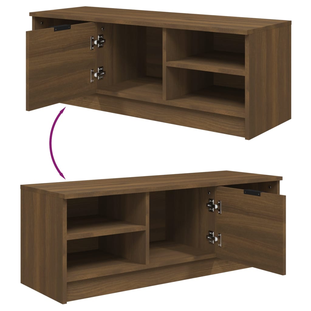 Tv-Bänk 102X35,5X36,5 Cm Konstruerat Trä
