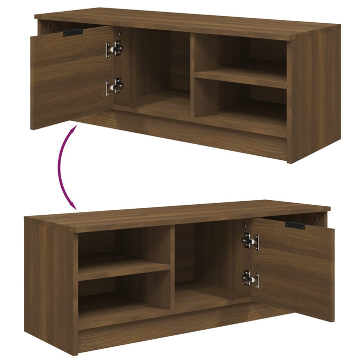 Tv-Bänk 102X35,5X36,5 Cm Konstruerat Trä