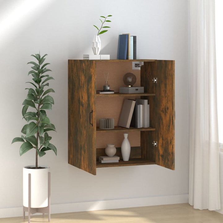 Väggskåp Sonoma-Ek 69,5X34X90 Cm Konstruerat Trä