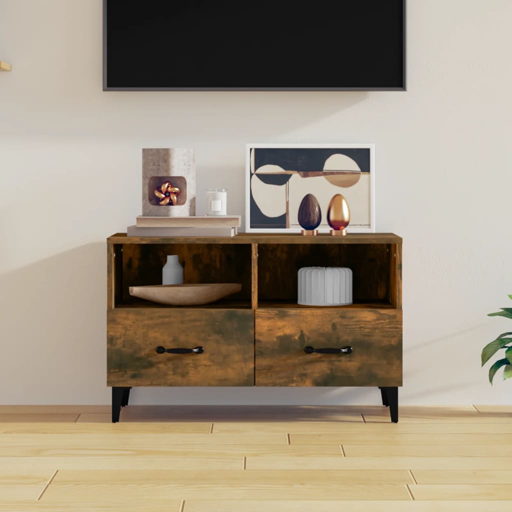 Tv-Bänk 80X36X50 Cm Konstruerat Trä